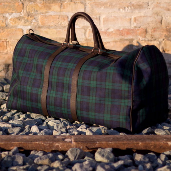 Duffle Bag - Green & Violet