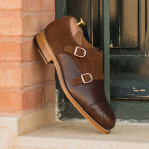 Brown Double Monk boot