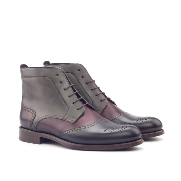 Women's Lace Up Brogue Boot - Image 2