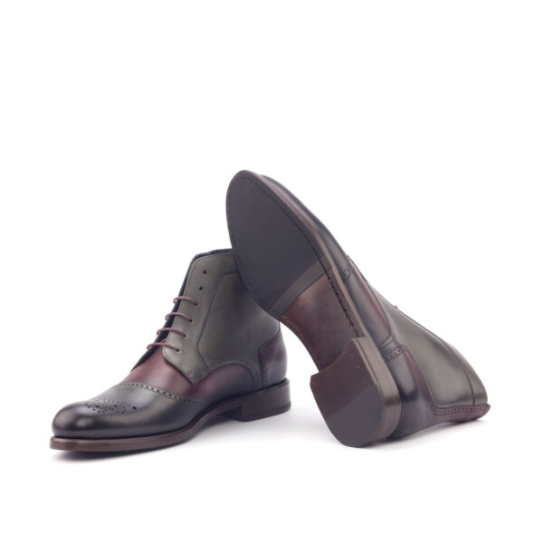 Women's Lace Up Brogue Boot - Image 4