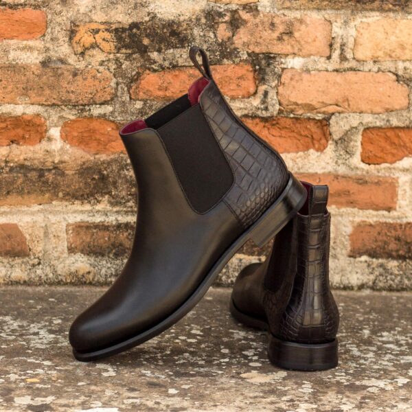 Leather Rubber Chelsea Boot