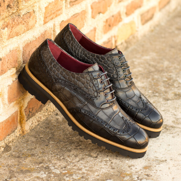 Black & Gray Full Brogue