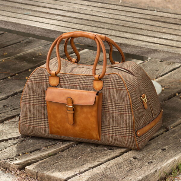 Tweed sartorial Travel Duffle